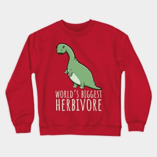 Dinosaur Herbivore Vegetarian Crewneck Sweatshirt